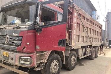 二手陕汽重卡 德龙X3000 430马力 8X4 8米自卸车(国五) 前四后八 潍柴二手自卸车 黄牌图片