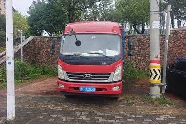 二手现代商用车 泓图500 170马力 4.165米单排仓栅式轻卡(8挡)(国五) 单桥 云内动力二手载货车 蓝牌图片