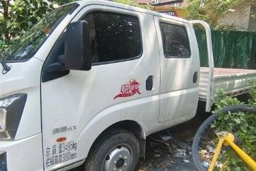 二手飞碟缔途 GX 1.6L 122马力 汽油 3.02米双排栏板微卡(国六) 单桥 东安二手载货车 蓝牌图片