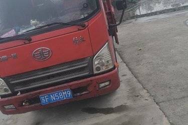 二手解放 虎V 110马力 单排宣传车(国五) 单桥 潍柴二手载货车图片