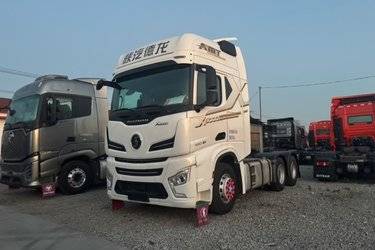 二手陕汽重卡 德龙X6000 舒适版 560马力 6X4牵引车(国六) 双驱 潍柴二手牵引车 黄牌图片
