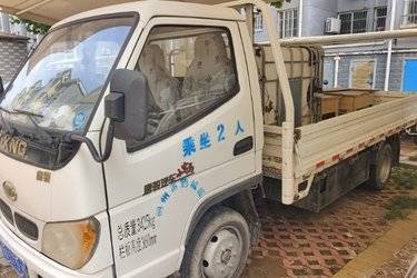 二手唐骏欧铃 小宝马 1.6L 105马力 汽油/CNG 3.63米单排栏板微卡(国六) 单桥 北汽福田二手载货车 蓝牌图片