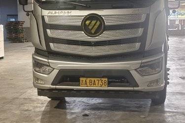 二手福田 欧航R系 260马力 4X2 9.78米AMT自动挡厢式载货车(国六) 单桥 东风康明斯二手载货车 黄牌图片