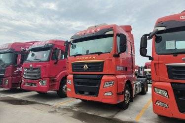 二手中国重汽 汕德卡SITRAK G7重卡 510马力 4X2 牵引车(国六) 单桥 曼二手牵引车 黄牌