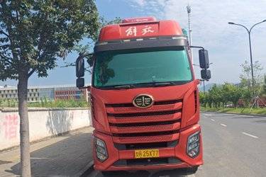 二手一汽解放 J6G 领航版 280马力 4X2 6.75米仓栅式载货车(国六) 单桥 大柴二手载货车 黄牌图片