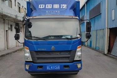 二手中国重汽HOWO 悍将 2019款 143马力 4.15米单排售货车(国五) 单桥 安徽康明斯二手载货车 蓝牌图片
