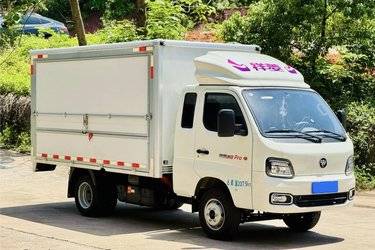 二手福田 祥菱M2 Pro 豪华型 1.6L 122马力 汽油 3.3米排半翼开启厢式微卡(国六) 单桥 东安二手载货车 蓝牌图片