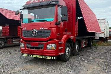二手陕汽重卡 德龙新M3000 轻量化版 350马力 6X2 9.5米厢式载货车(国六) 前四后四 潍柴二手载货车 黄牌