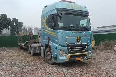 二手陕汽康明斯 龙骧 菁英版 530马力 6X4 CNG牵引车(国六) 双驱 康明斯二手牵引车 黄牌图片