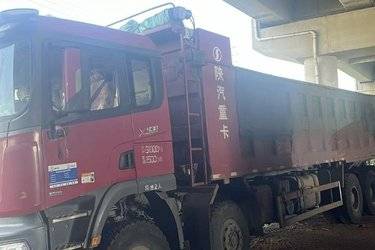 二手陕汽重卡 德龙X3000 超强版 430马力 8X4 9.1米自卸车(国五) 前四后八 潍柴二手自卸车 黄牌