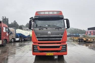 二手中国重汽 HOWO TH7重卡 480马力 6X4 AMT自动挡LNG牵引车(国六) 双驱 中国重汽二手牵引车 黄牌图片