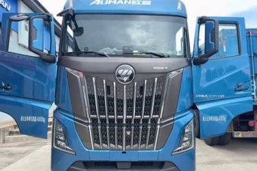 二手欧曼银河7 14.5L LNG 630马力 6X4 采埃孚12档 AMT自动档 牵引车(国六) 双驱 北汽福田二手牵引车 黄牌图片