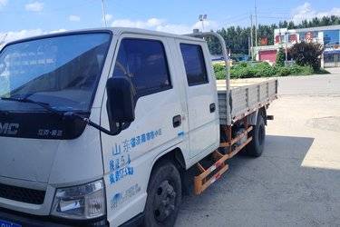 二手江铃 顺达小卡 116马力 3.3米排半栏板轻卡(国五) 单桥 江铃二手载货车 蓝牌图片