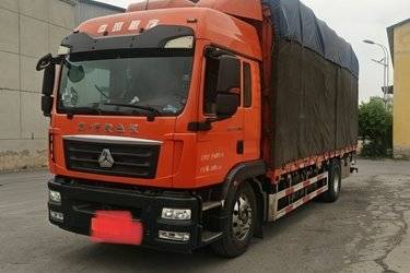 二手中国重汽 汕德卡SITRAK G5重卡 250马力 4X2 6.8米仓栅式载货车(国六) 单桥 曼二手载货车 黄牌图片