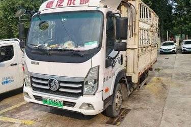 二手中国重汽成都商用车 V2 4.5T 4.15米单排纯电动仓栅式轻卡98kWh  二手电动卡车电动载货车图片