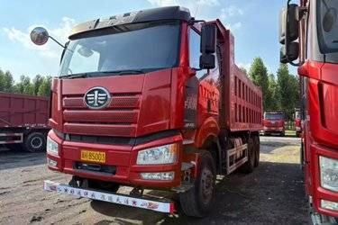 二手一汽解放 J6P 领航版 500马力 6X4 6.2米自卸车(国六) 后八轮 锡柴二手自卸车 黄牌图片