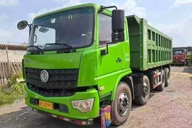 二手东风新疆 拓行D3 270马力 8X4 6米自卸车(国五) 前四后八 潍柴二手自卸车 黄牌图片
