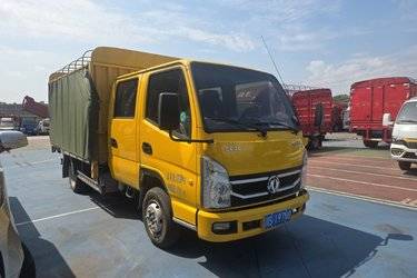 二手东风小霸王W15 1.6L汽油 123马力 蒙沃5档 3.1米双排仓栅式微卡(国六) 单桥 云内动力二手载货车 蓝牌