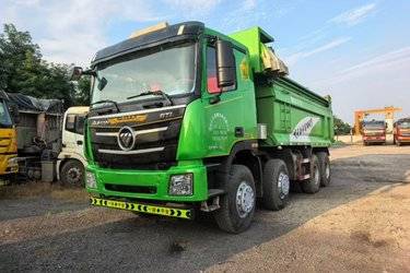 二手福田 欧曼GTL 9系重卡 基本型 400马力 8X4 5.8米自卸车(国五) 前四后八 康明斯二手自卸车 黄牌图片
