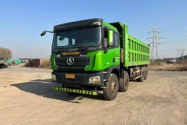 二手陕汽重卡 德龙X3000 超强版 460马力 8X4 8米自卸车(国五) 前四后八 潍柴二手自卸车 黄牌图片