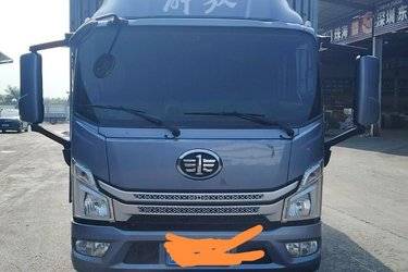 二手解放J6F 2.4L柴油 180马力 法士特8档 4.16米单排仓栅式轻卡(国六) 单桥 潍柴二手载货车 蓝牌