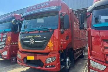 二手东风商用车 天锦KR PLUS 290马力 4X2 6.8米仓栅式载货车(国六) 单桥 雷诺二手载货车 黄牌