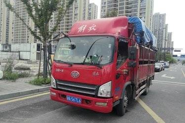 二手解放 虎VN 130马力 3.78米排半栏板轻卡(国五) 单桥 潍柴二手载货车 蓝牌图片