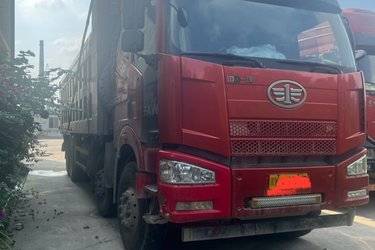 二手一汽解放 J6P重卡 460马力 8X4 8.2米自卸车(国五) 前四后八 锡柴二手自卸车 黄牌