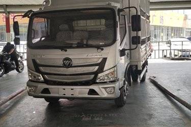 二手福田 欧马可S3系 143马力 4.18米单排仓栅式轻卡(国五) 单桥 福田康明斯二手载货车 蓝牌图片