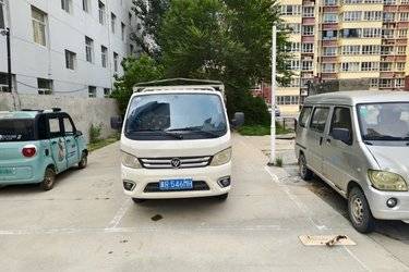 二手福田 祥菱M2 1.5L 112马力 汽油/CNG 3.3米单排栏板微卡(国五) 单桥 北汽福田二手载货车 蓝牌图片