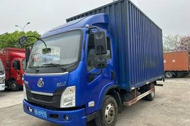 二手东风柳汽 乘龙L2轻卡 140马力 4X2 4.165米单排厢式载货车(国六) 单桥 玉柴二手载货车 黄牌