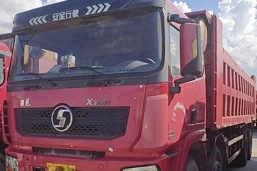 二手陕汽重卡 德龙X3000 430马力 8X4 8米自卸车(国五) 前四后八 潍柴二手自卸车 黄牌