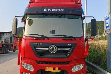 二手东风商用车 天锦KR 精英版 240马力 4X2 6.8米仓栅式载货车(国六) 单桥 东风康明斯二手载货车 黄牌图片