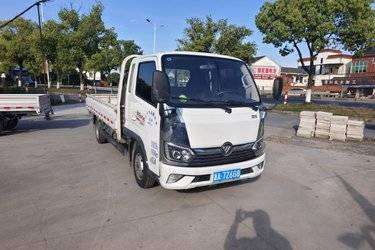 二手福田 奥铃M卡 2.0L 144马力 汽油 3.94米排半栏板小卡(国六) 单桥 东安二手载货车 蓝牌图片