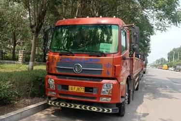 二手东风商用车 天锦中卡 210马力 6X2 7.7米载货车(国五) 前四后四 安徽康明斯二手载货车 黄牌图片
