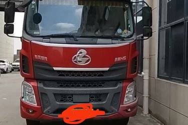 二手东风柳汽 乘龙H5中卡 220马力 4X2 9.6米厢式载货车(国五) 单桥 安徽康明斯二手载货车 黄牌图片