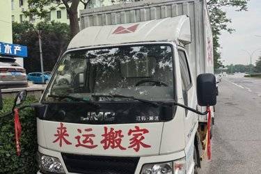 二手江铃 顺达 普通款 109马力 4.21米单排厢式轻卡(国四) 单桥 江铃二手载货车 蓝牌
