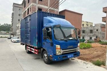 二手江淮 帅铃Q6 120马力 4.15米单排厢式轻卡(国五) 单桥 江西五十铃二手载货车 蓝牌图片