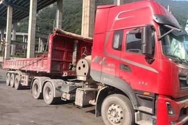 二手东风新疆 天龙KL燃气 480马力 6X4 CNG牵引车(东风14档)(国六) 双驱 东风二手牵引车 黄牌图片