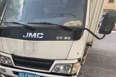 二手江铃全新顺达窄体 2.5L柴油 136马力 万里扬5档 3.2米双排厢式轻卡(国六) 单桥 江铃二手载货车 蓝牌