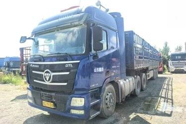二手福田 欧曼GTL 6系重卡 基本型 430马力 6X4牵引车(国五) 双驱 康明斯二手牵引车 黄牌