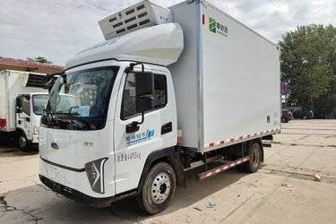 二手奇瑞商用车 零米 尊享版 4X2 4.08米单排纯电动冷藏车 宁德时代140kWh  二手电动卡车电动冷藏车图片