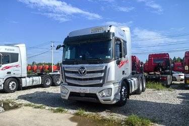 二手福田 欧曼EST 北方版 520马力 6X4 AMT自动挡牵引车(国六) 双驱 福田康明斯二手牵引车 黄牌图片