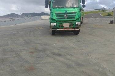 二手陕汽重卡 德龙新M3000 350马力 6X4 6.5米自卸车(12挡)(国五) 后八轮 潍柴二手自卸车 黄牌