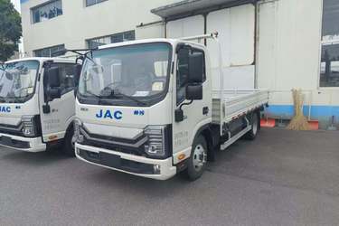 二手江淮 帅铃S6 4.5T 4.18米单排插电式混合动力仓栅式轻卡  二手电动卡车电动载货车图片