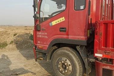 二手江淮 德沃斯Q8 168马力 4X2 6米排半仓栅式载货车(国五) 单桥 康明斯二手载货车 黄牌图片