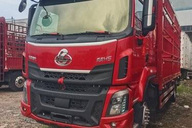 二手东风柳汽 乘龙H5 300马力 4X2 6.8米仓栅式载货车(国六) 单桥 玉柴二手载货车 黄牌图片