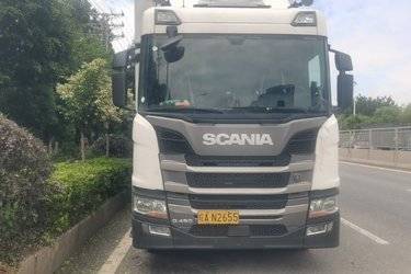 二手斯堪尼亚 新G系列重卡 450马力 6X2R牵引车(国五) 双导 斯堪尼亚二手牵引车 黄牌图片