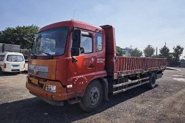 二手东风商用车 天锦中卡 160马力 4X2 6.75米栏板载货车(7挡)(国五) 单桥 东风股份二手载货车 黄牌