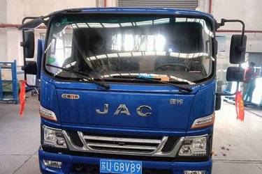 二手江淮 骏铃A8 3.0L 129马力 CNG 4.18米单排栏板轻卡(国六) 单桥 江淮锐捷特二手载货车 蓝牌图片